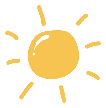 sun sticker